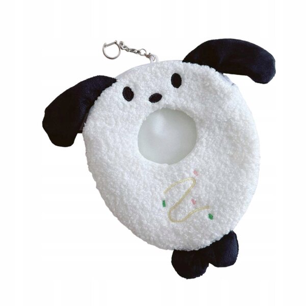 Vestiti in peluche per bambole con costume cane bianco per accessori e foto