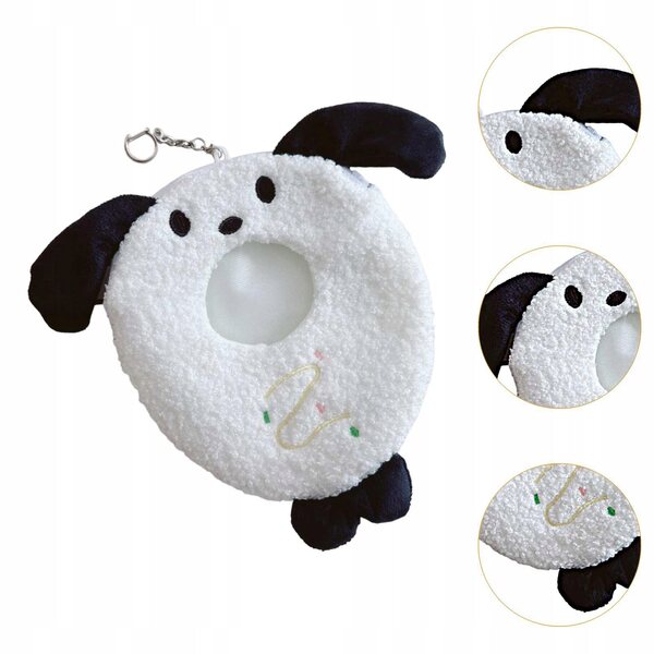 Vestiti in peluche per bambole con costume cane bianco per accessori e foto