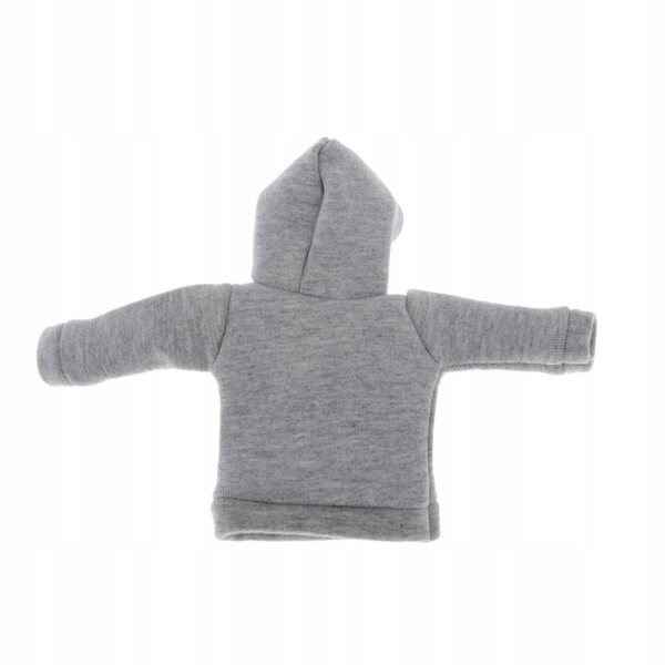 Felpa con Cappuccio Grigia per Bambole da 12 Pollici - Abbigliamento Fatto a Mano