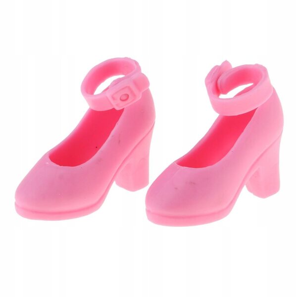 Scarpe con Tacco Alto per Bambole 1/6 da 12 Pollici, Rosa, Facili da Indossare