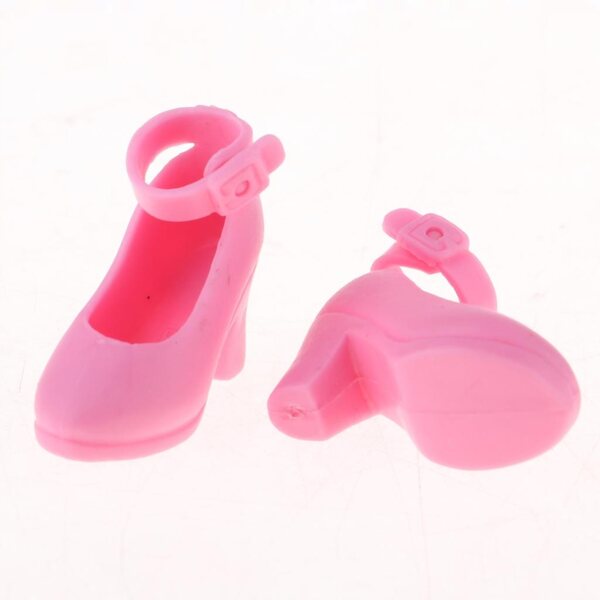 Scarpe con Tacco Alto per Bambole 1/6 da 12 Pollici, Rosa, Facili da Indossare