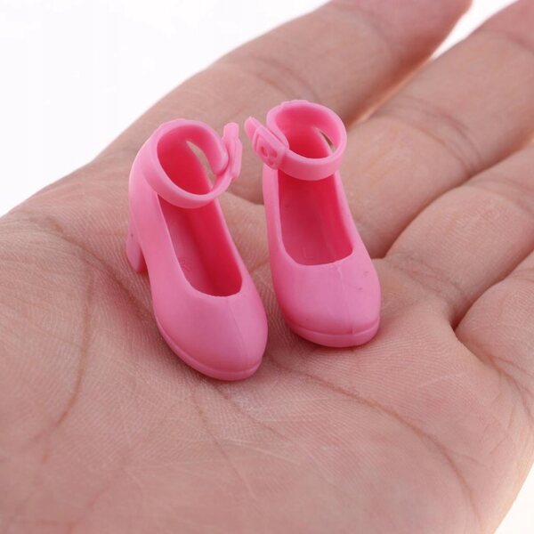 Scarpe con Tacco Alto per Bambole 1/6 da 12 Pollici, Rosa, Facili da Indossare