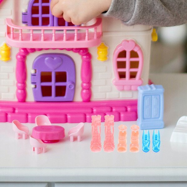 15 Paar bunte Minischuhe für Puppen, Dekorationen und kreative Spiele