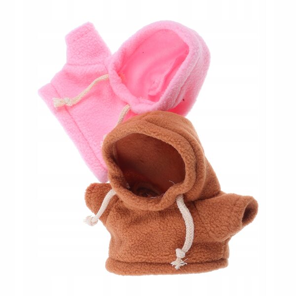 2er-Set Bluze mit Kapuze für 20 cm Puppen und Puppen, verschiedene Farben