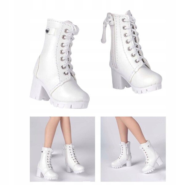 Scarpe con Tacco per Figure 12 Pollici in Scala 1/6 - Modello Bianco