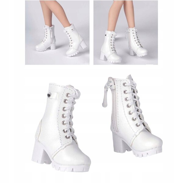 Scarpe con Tacco per Figure 12 Pollici in Scala 1/6 - Modello Bianco