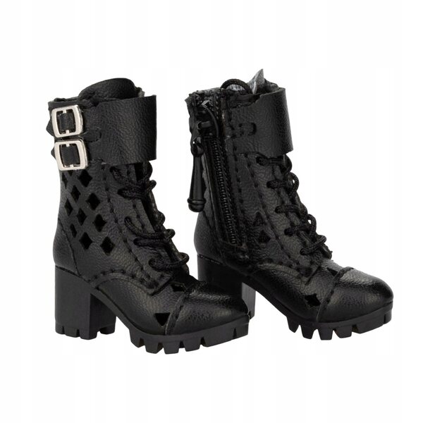 Scarpe con Tacco Nero per Figure da 12 Pollici Scarpe Moda 1/6 ABS
