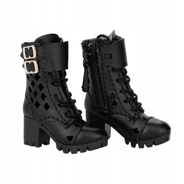 Scarpe con Tacco Nero per Figure da 12 Pollici Scarpe Moda 1/6 ABS