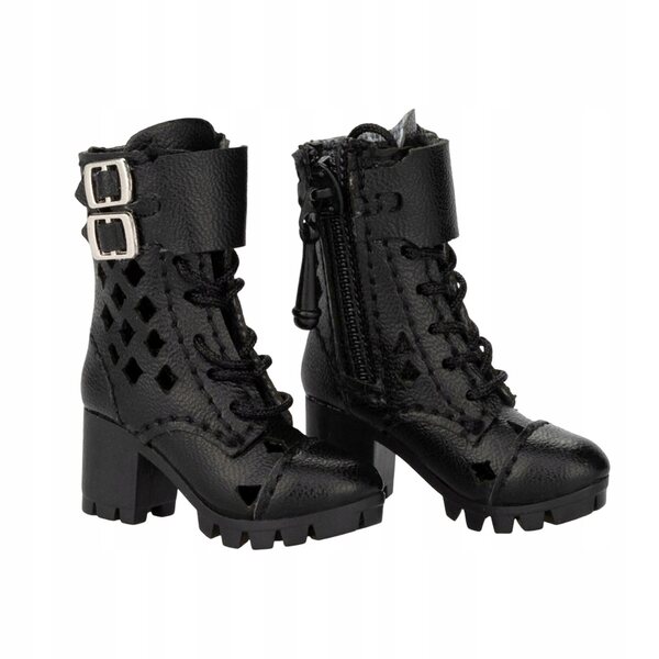 Scarpe con Tacco Nero per Figure da 12 Pollici Scarpe Moda 1/6 ABS