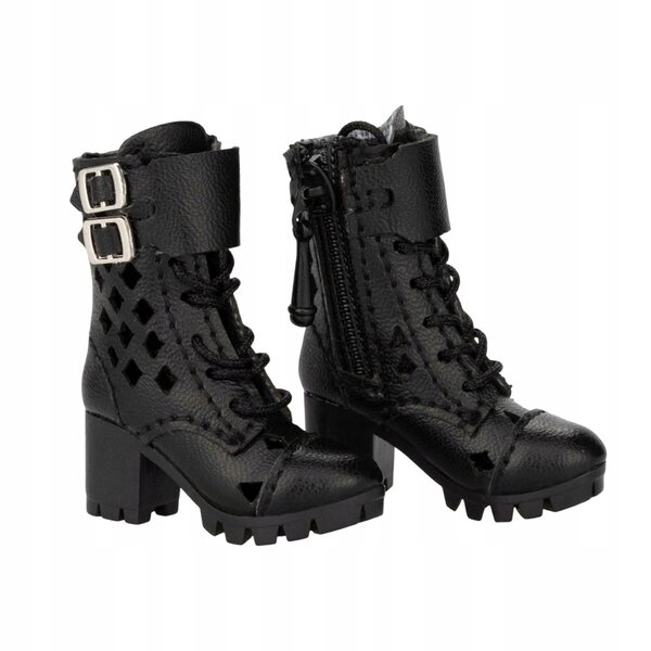 Scarpe con Tacco Nero per Figure da 12 Pollici Scarpe Moda 1/6 ABS