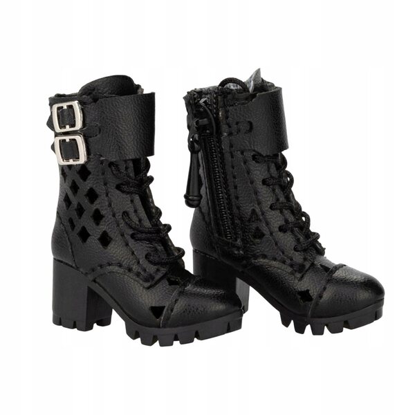 Scarpe con Tacco Nero per Figure da 12 Pollici Scarpe Moda 1/6 ABS
