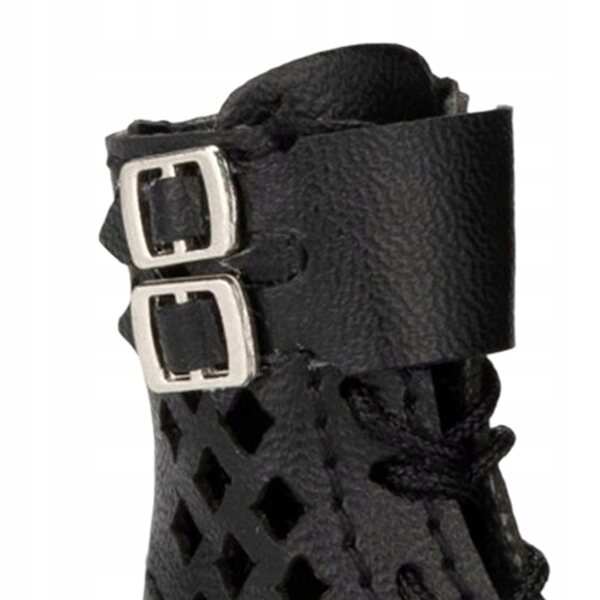 Scarpe con Tacco Nero per Figure da 12 Pollici Scarpe Moda 1/6 ABS