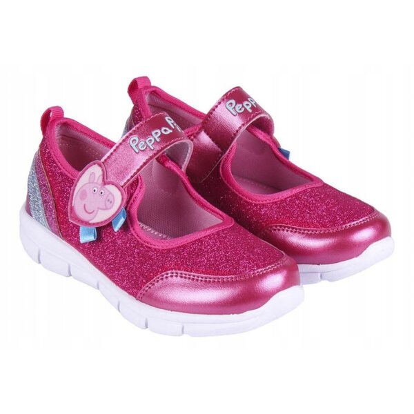 Scarpe sportive Peppa Pig primavera-estate rosa cuore, taglia 25 per bambini