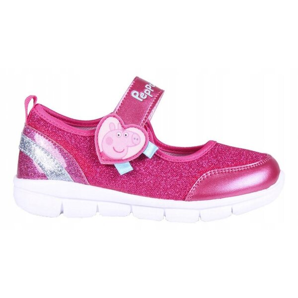 Scarpe sportive Peppa Pig primavera-estate rosa cuore, taglia 25 per bambini