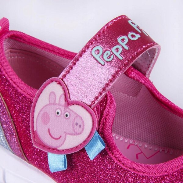 Scarpe sportive Peppa Pig primavera-estate rosa cuore, taglia 25 per bambini