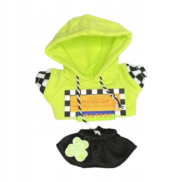Handgefertigte Kleidung für 15–17 cm große Puppen: 2 Teile Sweatshirt und Hose
