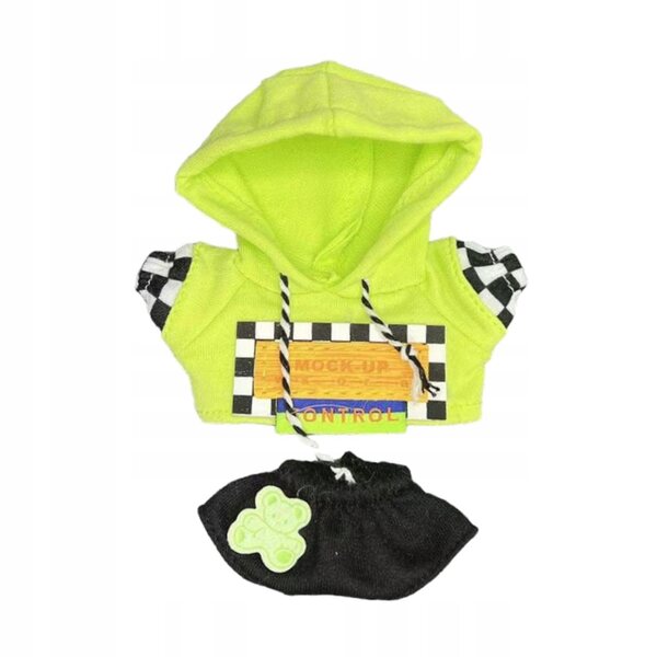 Handgefertigte Kleidung für 15–17 cm große Puppen: 2 Teile Sweatshirt und Hose
