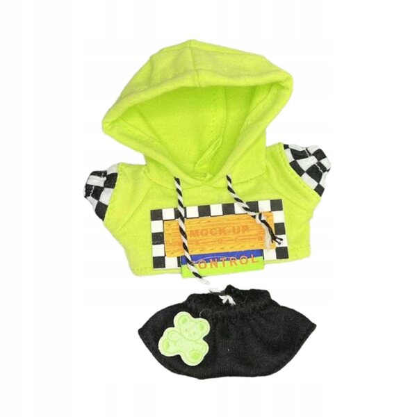 Handgefertigte Kleidung für 15–17 cm große Puppen: 2 Teile Sweatshirt und Hose