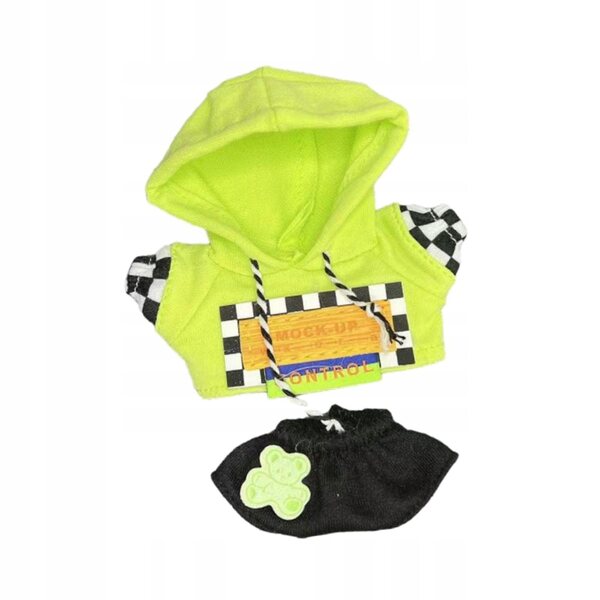 Handgefertigte Kleidung für 15–17 cm große Puppen: 2 Teile Sweatshirt und Hose