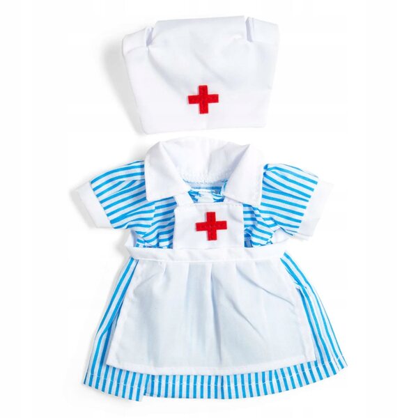 Bigjigs Krankenschwester-Outfit für eine 25-cm-Puppe – Outfit für eine Puppe der Größe S