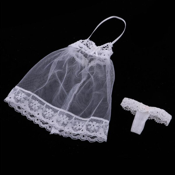 Spitzenrock für 1/6 Figur, Gaze, 12'' transparentes Kleid