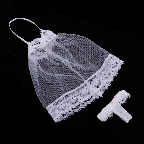 Spitzenrock für 1/6 Figur, Gaze, 12'' transparentes Kleid