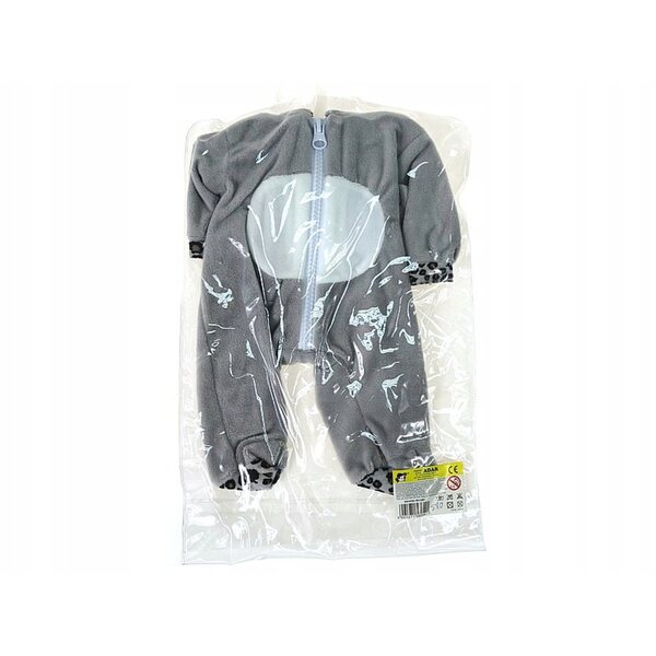 Pajacyk z kapturem per bambola 35-45 cm, abbigliamento realistico e lavabile