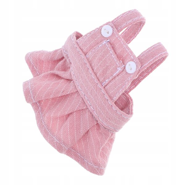 Spodniczka per bambole e peluche rosa, morbida e facile da pulire, taglia 12 cm