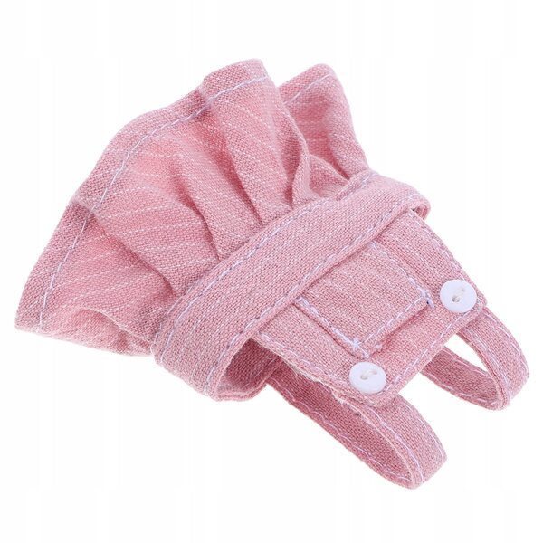 Spodniczka per bambole e peluche rosa, morbida e facile da pulire, taglia 12 cm