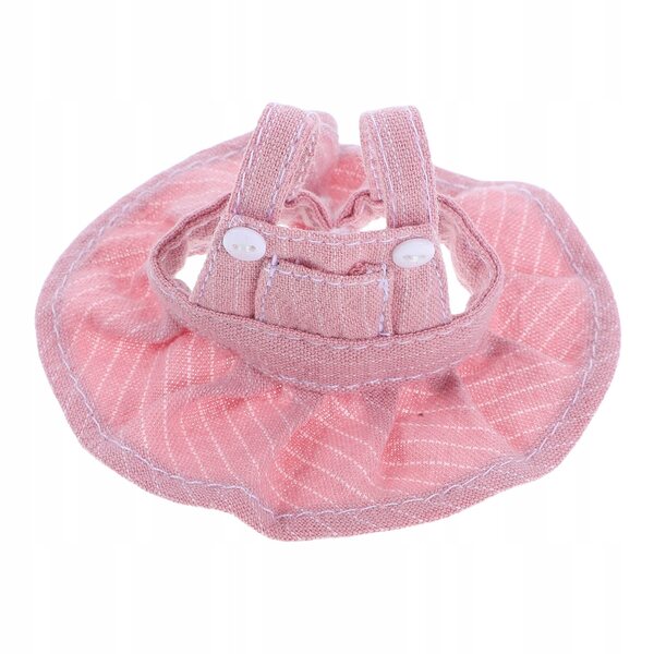 Spodniczka per bambole e peluche rosa, morbida e facile da pulire, taglia 12 cm