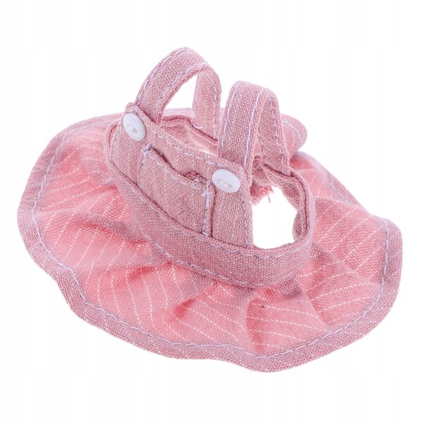 Spodniczka per bambole e peluche rosa, morbida e facile da pulire, taglia 12 cm