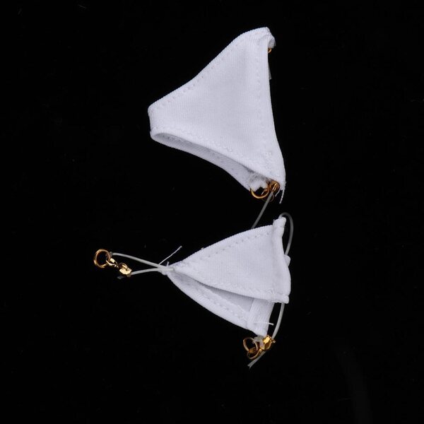 1/6 weiße Unterwäsche für BJD-Puppen, Oberteile und Strumpfhosen, Modeaccessoires
