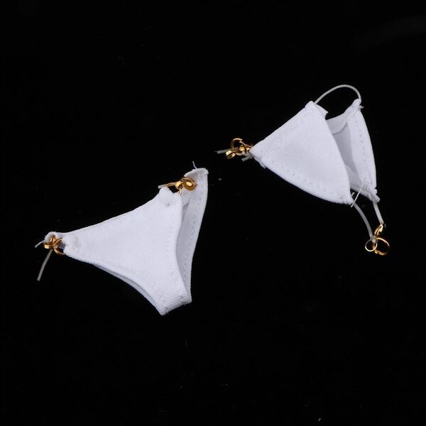 1/6 weiße Unterwäsche für BJD-Puppen, Oberteile und Strumpfhosen, Modeaccessoires