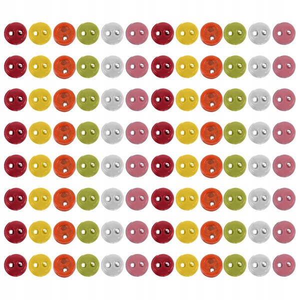 100 kreative Knöpfe für Kleidung und Puppen – verschiedene Farben und elegantes Design