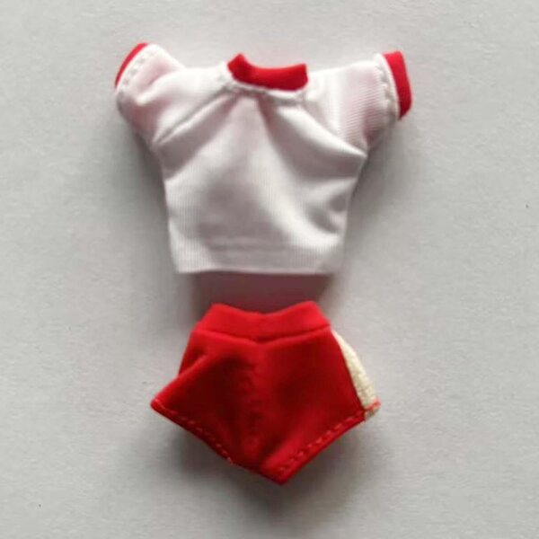 1/12 Bekleidungsset für 6" weibliche Actionfiguren - Modisches rotes Top und Shorts