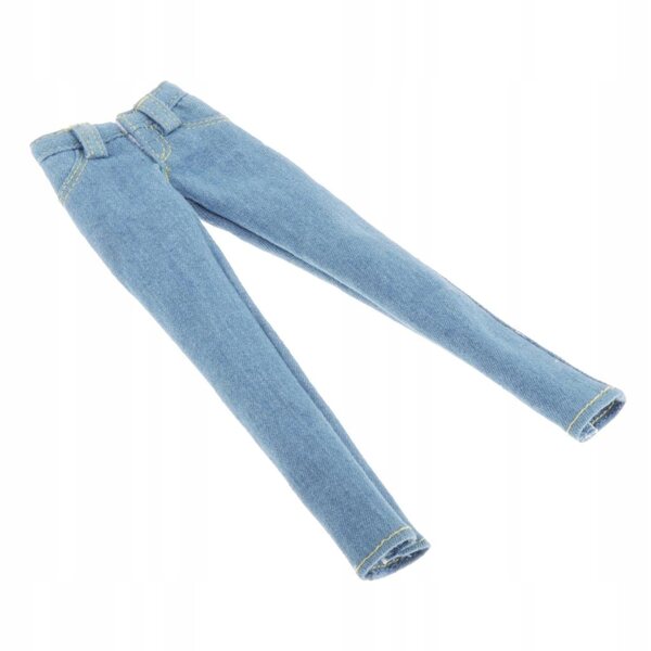 1/6 Hellblaue lange Hose für männliche Puppen-DIY-Kleidung