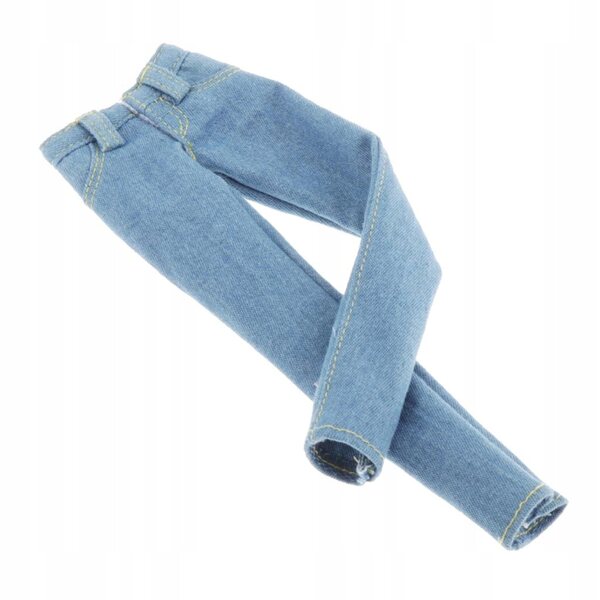 1/6 Hellblaue lange Hose für männliche Puppen-DIY-Kleidung