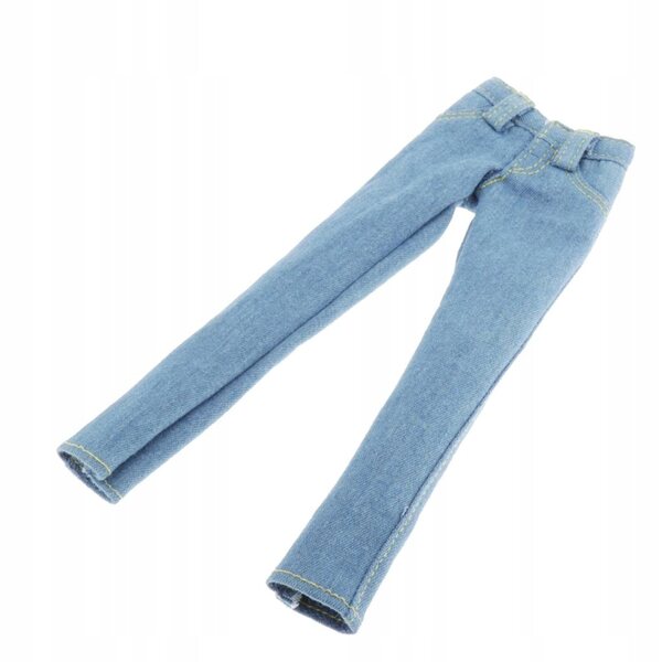 1/6 Hellblaue lange Hose für männliche Puppen-DIY-Kleidung