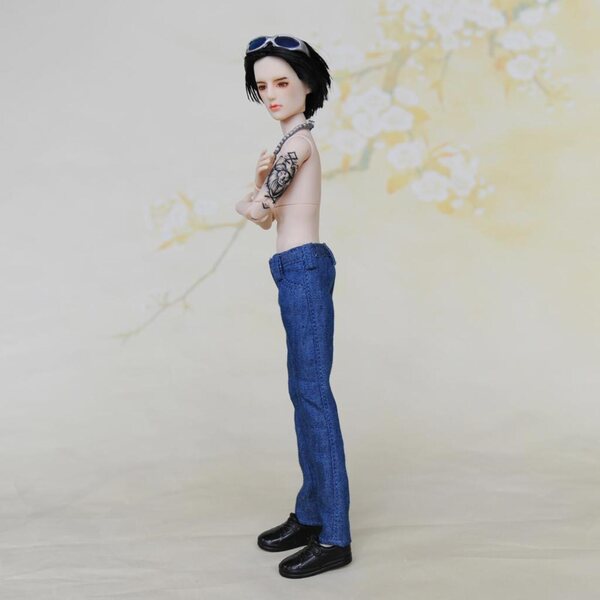 1/6 Hellblaue lange Hose für männliche Puppen-DIY-Kleidung