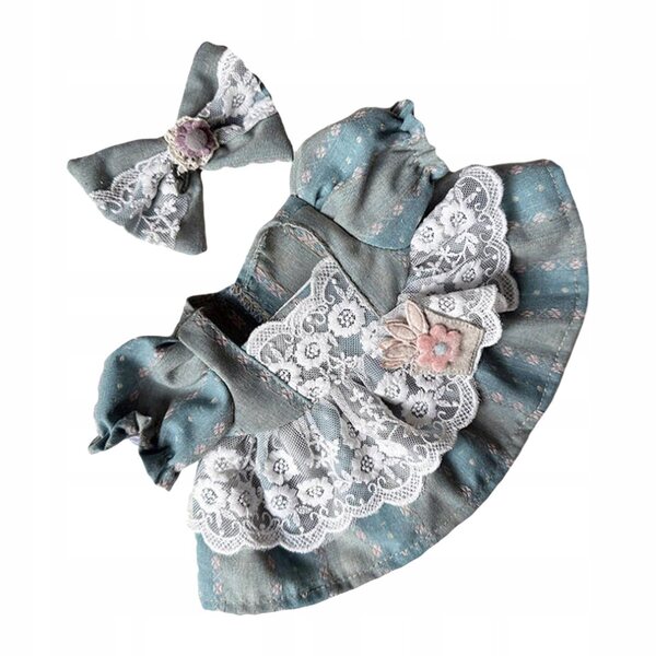 Ubranka per bambole 38 cm set abito morbido e accessori moda per bambole
