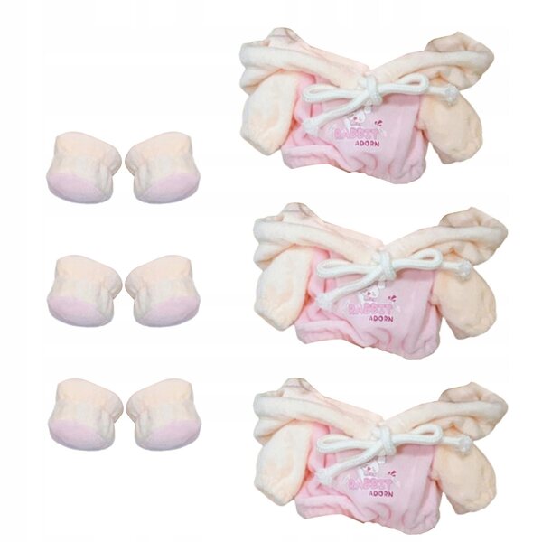 Set 3 Pullover in Cotone per Bambole 20 cm con Scarpe - Gioco Educativo Moda