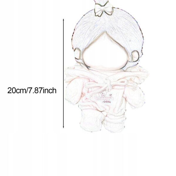 Set 3 Pullover in Cotone per Bambole 20 cm con Scarpe - Gioco Educativo Moda