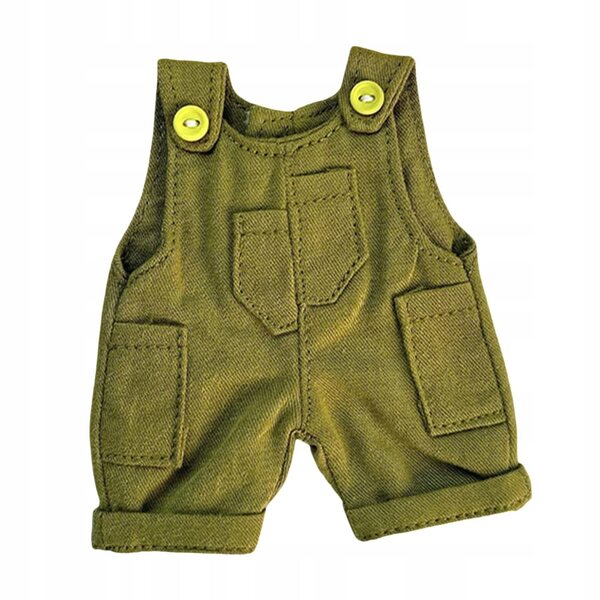 Kombinezon morbido verde per bambole da 10 a 15 cm, accessorio moda per bambine