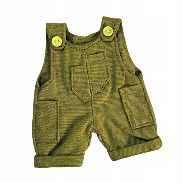 Kombinezon morbido verde per bambole da 10 a 15 cm, accessorio moda per bambine