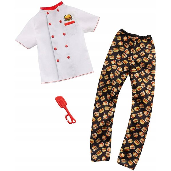 Barbie Ken Career Kitchen Kleidung für Kinder ab 3 Jahren aus CE-Stoff