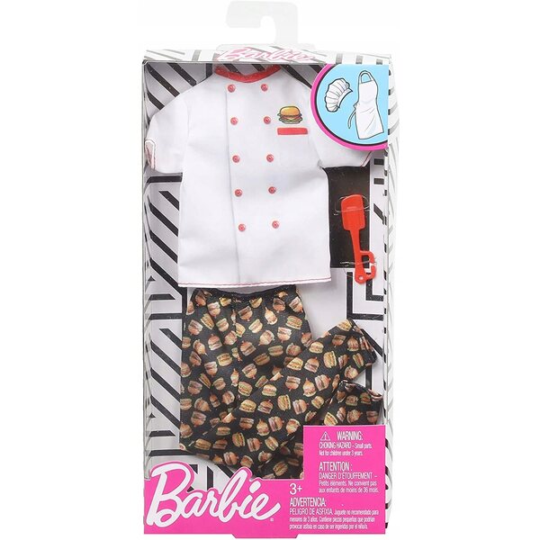 Barbie Ken Career Kitchen Kleidung für Kinder ab 3 Jahren aus CE-Stoff