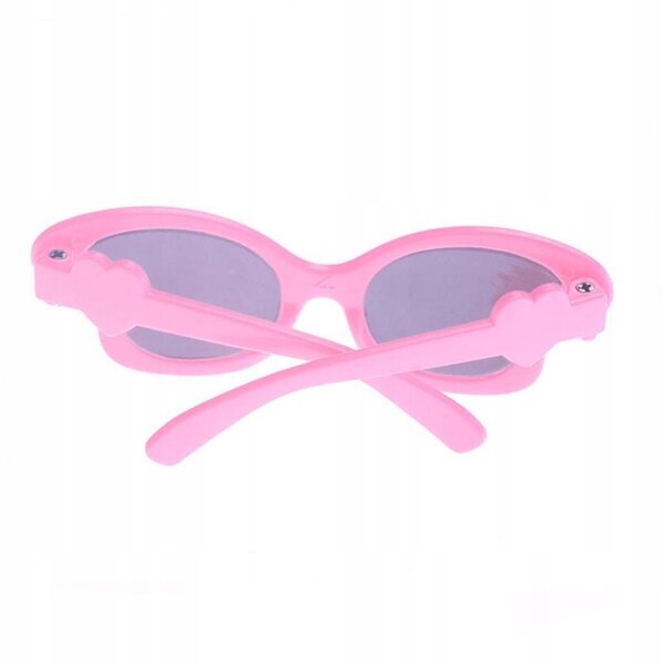 Occhiali Rosa per Bambole da 18 Pollici Accessori Moda in Plastica