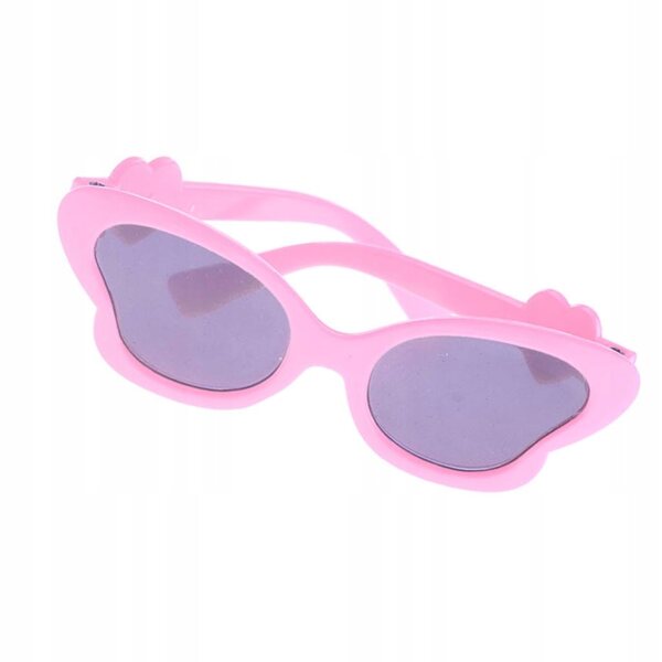 Occhiali Rosa per Bambole da 18 Pollici Accessori Moda in Plastica