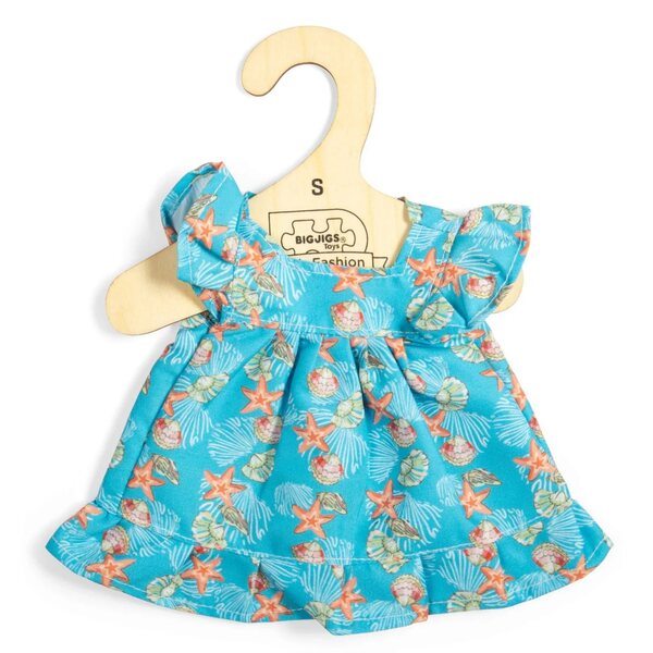 Bigjigs-Kleid für 25 cm große Puppen der Größe S aus CE-zertifiziertem Stoff