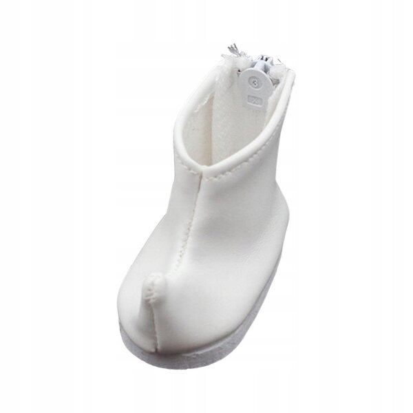 2 Paar handgefertigte weiße Schuhe für 1:6 Puppen-Modeaccessoires